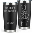 thumbnail image 1 of Gifts for Dad from Daughter - Dad Birthday Gift from Daughter - Dad Gifts for Fathers Day - Funny Gifts Ideas for Papa, Father, Step Dad, New Dad, First Time Dad To Be, Husband, Men - 20 OZ Tumbler, 1 of 6