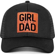 Gifts for Dad from Daughter - Dad Christmas, Men Christmas, Dads Birthday Gift Ideas - Happy Birthday Gifts for Dads, Fathers - Girl dad Daddy Hat Black