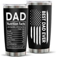 thumbnail image 1 of Gifts for Dad from Daughter Son Wife Kids, Christmas Gift for Men, Fathers Day Birthday Gifts for Husband Daddy Stepdad Grandpa Him Dads, Best Dad Ever Gift, 20 Oz Stainless Steel Tumbler, 1 of 6