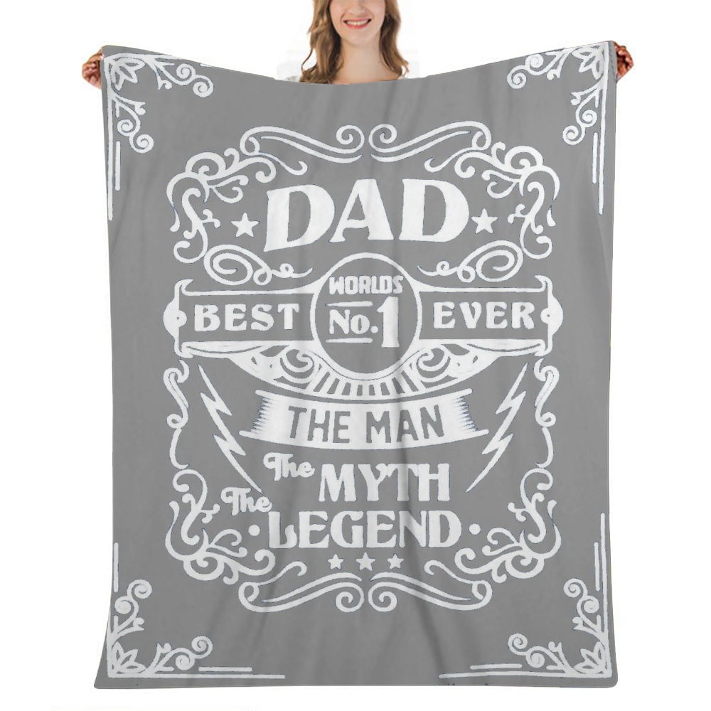 Gifts for Dad, Fathers Day Dad Gifts from Daughters Throw Blankets, Dad