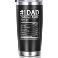 thumbnail image 1 of Gifts for Dad From Daughter, Son, Wife - 20 OZ Tumbler Christmas Day Dad Gifts for Father, Men, Father-in-Law, Husband - Nutrition Facts Christmas Birthday Gift Presents Boxed Insulated Cup From Kids, 1 of 6