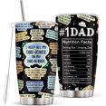 thumbnail image 1 of Gifts for Dad, Stainless Steel Dad Tumbler 20oz, Fathers Day Gift from Wife Daughter Son, Dad Joke Tumbler Gifts for Men, Christmas Birthday Gifts for Dad from Kids, 1 of 6