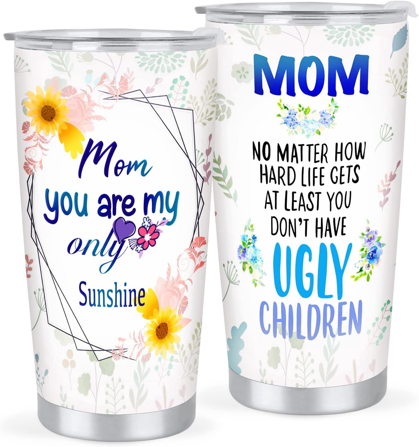 Gifts from Daughter Son - 20 Oz Mom Tumbler - Best Mom Ever Gift, Gifts ...