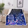thumbnail image 1 of Gifts for Daughters from Mothers,Daughter Gift from Mom,to My Daughter Blanket,Birthday Gifts for Daughter Adult,Blanket for Daughter,Mother to Daughter Gifts from Mom,for My Daughter Blanket, 1 of 1
