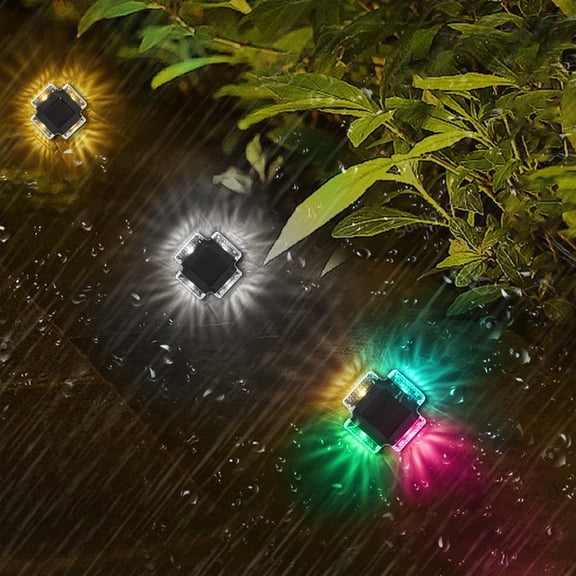 Gifts Dianli Solar Outdoor Waterproof Garden Lights With Light Sensor, Auto On/Off Solar Pathway Lanterns For Courtyard Terrace Garage Patio, Easy Install Long-Run Solar Yard Lights