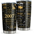 thumbnail image 1 of Gifts For 16 Year Old Boy, Sweet 16 Gifts Tumbler 20oz, 16th Birthday Gifts For Boys, Sweet 16 Birthday Decorations, 16th Birthday Decorations For Boys, 2007 Birthday Gifts Travel Cup (1pc), 1 of 6