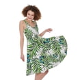 thumbnail image 1 of Gifts For Butterflies Lovers. Tropical Butterfly Pattern Print Sleeveless Knee Length Dress, Butterfly Fashion Summer Maxi Dress For Women., 1 of 4