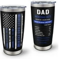 thumbnail image 1 of Gifts For Dad - Dad Birthday Gift Stainless Steel Tumbler - Dad Gifts From Daughter Son - Best Dad Ever Gifts - Funny Gift Ideas For Dad, Father, Papa Coffee Mug 20OZ 1PC, 1 of 6