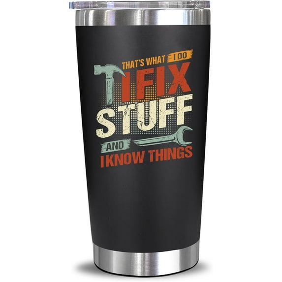 Gifts For Men, Birthday Gifts For Men, Funny Gifts For Dad, Husband, Grandpa, Uncle, Old Men - Cool Gifts For Dad From Daughter, Son– 20 Oz Tumbler