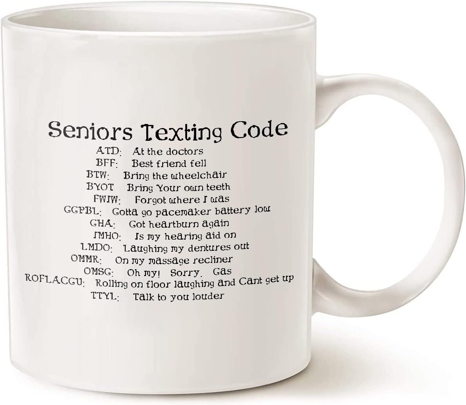 Gifts For Senior Citizens Senior Citizen Texting Code Gift For
