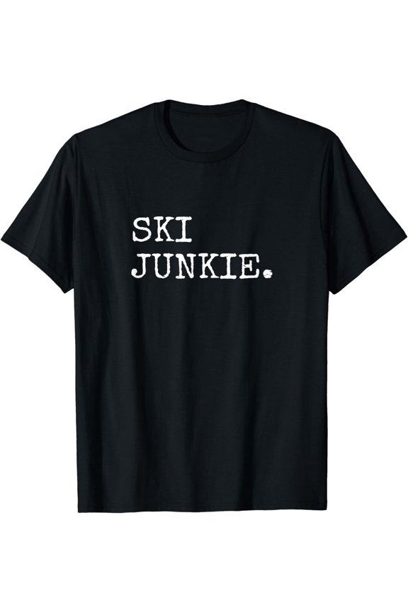 Gifts For Skiers Men Women Ski Junkie Skiing T-Shirt