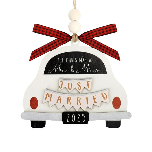 Gifts For The Bride's Gift-giving Party Wooden Decorative Items For Home Decoration Just Married Design