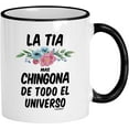 thumbnail image 1 of Gifts For Tia. La Tia Mas Chingona De Todo El Universo 11 Oz Coffee Cup. Spanish Aunt Mug. Regalos Para Cumpleaños., 1 of 5