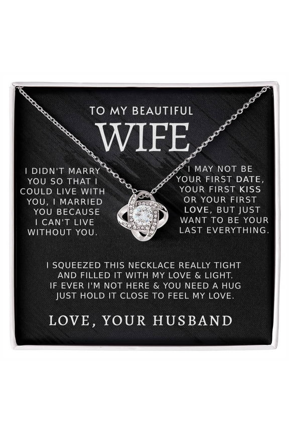 Gifts For Wife Romantic, Wife Birthday Gift Ideas, Necklaces For Wife From Husband, To My Soulmate Necklace For Women,To My Wife Gifts From Husband