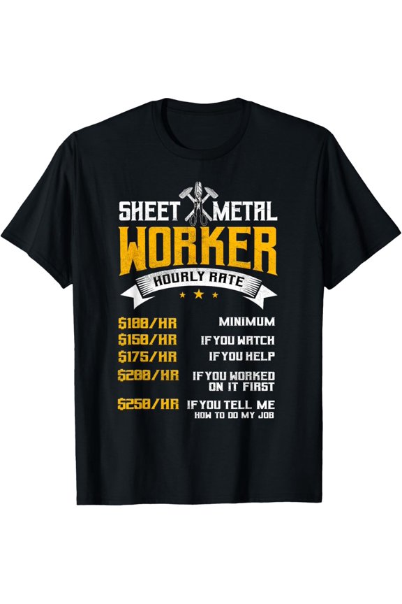 Gifts Funny Hourly Rate T-Shirt