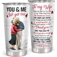 thumbnail image 1 of Gifts for Her - Gifts for Wife - Happy Anniversary Wedding Gifts - Wife Gifts from Husband - Wife Birthday Gift Ideas - Romantic Gifts for Her - Christmas Gifts for Wife - 20 Oz Tumbler for Wife, 1 of 6