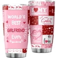 thumbnail image 1 of Gifts for Girlfriend Tumbler,Girlfriend Christmas Birthday Gifts,Girlfriend Gift Ideas,1 Year Anniversary Engagements Gifts for Girlfriend,Valentines Day Gifts For Her,Girlfriend,Couples Tumbler 20oz, 1 of 1