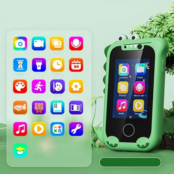 Gifts for Girls Kids Smart Phone for Girls,Toddler Toys for 3-10, Touchscreen Hd Dual Camera with 512Mb Sd Card Kids Toys Phone with Camera,Video,Photos,Recorder,Music,Player Christmas Birthday Gifts