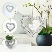 Gifts Going Fast Savings! Umfun Love Handicraft Ornaments Three-dimensional Heart-shaped Woven Pendant