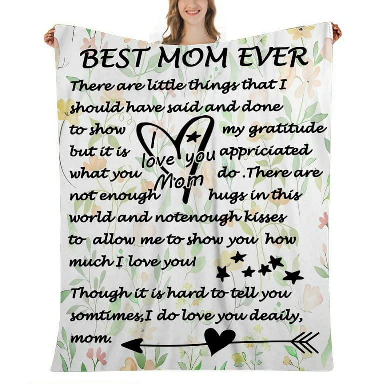 Throw Blanket, Gift for Mom, Grandma