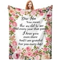 thumbnail image 1 of Gifts for Grandma Blanket Grandmother's Day Birthday Gifts for Grandma Throw Blanket Soft Warm Blankets Gift for Grandma from Granddaughter Grandson 50"X40", 1 of 6