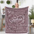 thumbnail image 1 of Gifts for Grandma, Grandma Christmas Birthday Gifts Soft Flannel Blanket, Grandmother Gifts from Grandchildren, Grandma Gifts for Mothers Day, The Best Grammy Ever Gifts (60\u201d x 50\u201d), Taupe, 1 of 6