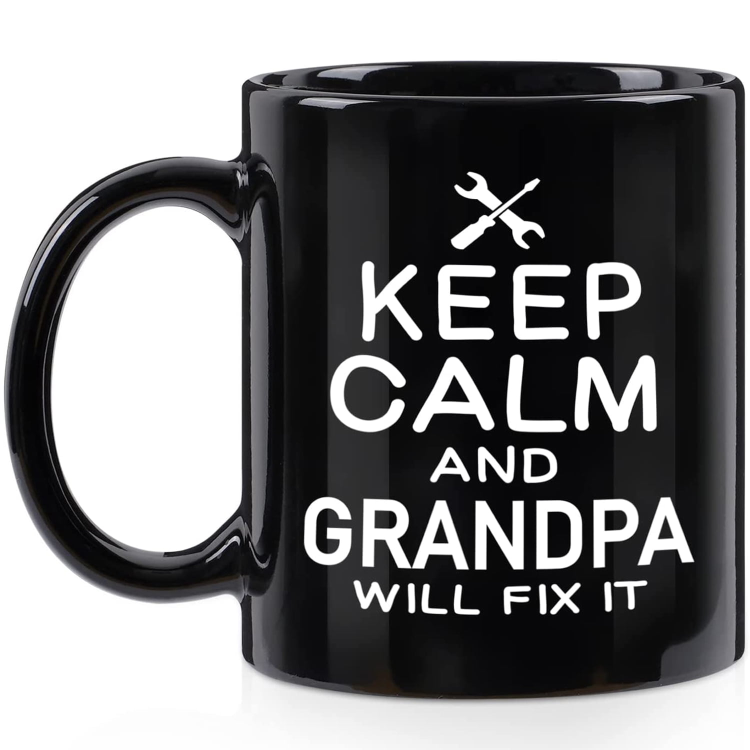 Gifts for Grandpa Keep Calm and Grandpa Will Fix It Mugs, Father's