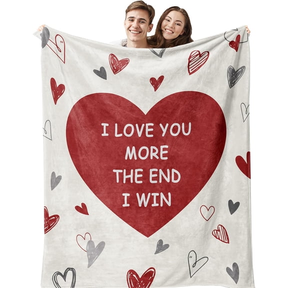 Gifts for Her/Him, Couple Gifts Blanket 60"X50", Romantic Gifts, I Love You Gifts, Christmas/Anniversary/Birthday Gifts for Girlfriend Boyfriend, Wedding Gifts for Wife Husband