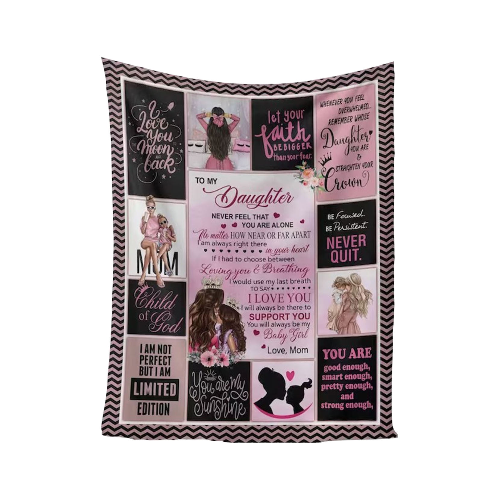 Gifts for Him Personalized I Love You Blanket in Different Languages and Name Customized