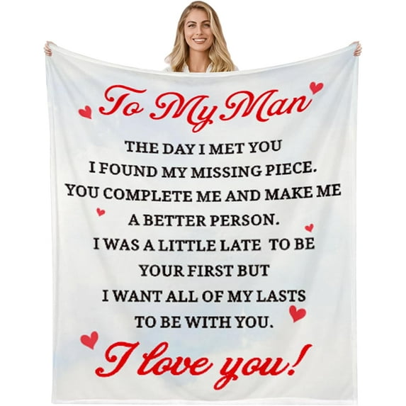 Gifts for Husband Anniversary, Husband Birthday Gifts, Wedding Anniversary Birthday Sweetest Day Gifts for Husband Men, Husband Gifts from Wife, Gifts for Him Men Boyfriend, I Love You Blankets