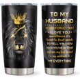 thumbnail image 1 of Gifts for Husband, Fathers Day Husband Gifts, Husband Birthday Gift Ideas, Birthday Gifts for Husband from Wife, Best Gifts for Him Tumblers Mug 20oz(1pc), 1 of 7