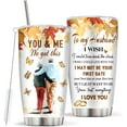 thumbnail image 1 of Gifts for Husband, Husband Tumbler with Straw and Lid 20oz, Wedding Valentine''s Day Gifts for Husband, Best Husband Birthday Gift Ideas from Wife, Stainless Steel Coffee Tumbler for Men, 1 of 6