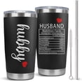 thumbnail image 1 of Gifts For Husband- Men Gifts,Husband Gifts from Wife,Couple Gifts For Husband,Anniversary for Husband, Him,To My Husband Birthday Gifts from Wife for father''s day,Tumbler 20 oz., 1 of 6