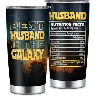 Valentines Day Gifts for Him - Stainless Steel Tumbler 20oz - Funny  Birthday Gift for Husband from Wife & Anniversary Present for Him - Gifts  for Men Best Husband - Christmas Gift