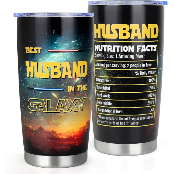 Gifts for Husband from Wife - Husband Gifts for Birthday Fathers Day Valentines Day Christmas - Hubby Gift Ideas from Wife - Romantic Anniversary Wedding Gift for Him Men - 20oz Tumbler