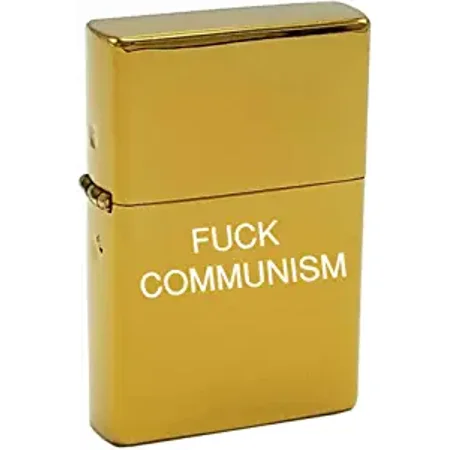 Gifts Infinity Communism Lighter - Comic Preacher and Garth Ennis and Steve Dillon (Gold)