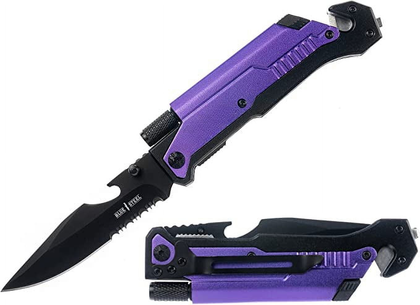 Gifts Infinity Tactical Knives 6in1 Survival Pocket Knife, LED