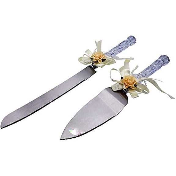 Gifts Infinity Wedding, Anniversary, Birthday, Sweet Sixteen, Celebrations, Cake Knife and Server Set
