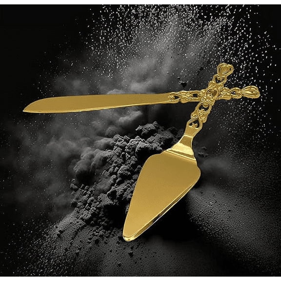 Gifts Infinity Wedding Cake Knife and Server Set - Valentine's Day Gift (CK-2G)