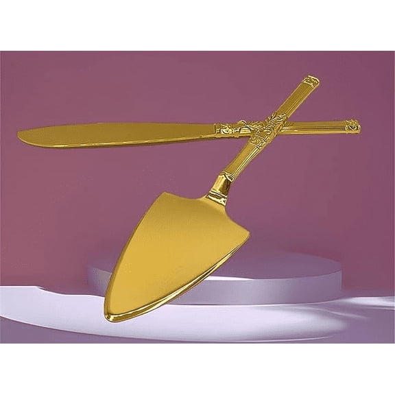 Gifts Infinity Wedding Cake Knife and Server Set - Valentine's Day Gift (CK-3G)