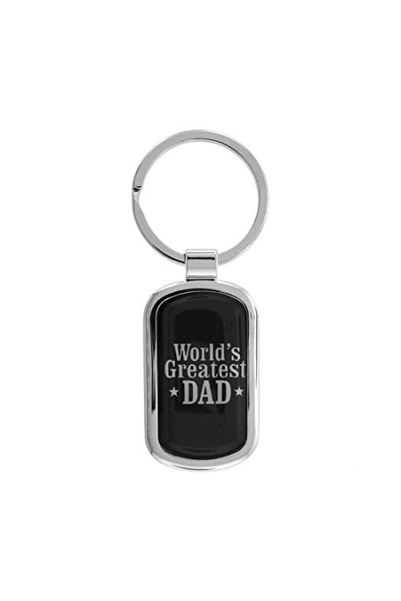 *Worlds Greatest Dad* - Coated Key Chain