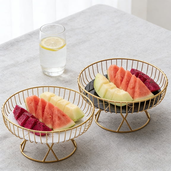 Gifts Kcavykas Home Decor Fruit Tray Decorative Serving Bowl for Coffee Table Living Room Centerpiece Candy and Snack Tray for Melon Slices Tabletop Ornament Kitchen Snack Tray