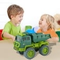 thumbnail image 1 of Gifts for Kids! Fwttom Toy Cars, Children's Puzzle Toy Large Simulation Engineering Vehicle Excavator Inertias Sliding Toy Vehicle Drop Resistants Boy Gift, 1 of 6