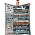 thumbnail image 1 of Gifts for Men, Birthday Gifts for Him Husband, Funny Gifts for Men, Blanket Gifts for Anniversary Father's Day Valentines Wedding for Boyfriend, to My Man Throw Blanket 50"x 60", 1 of 5