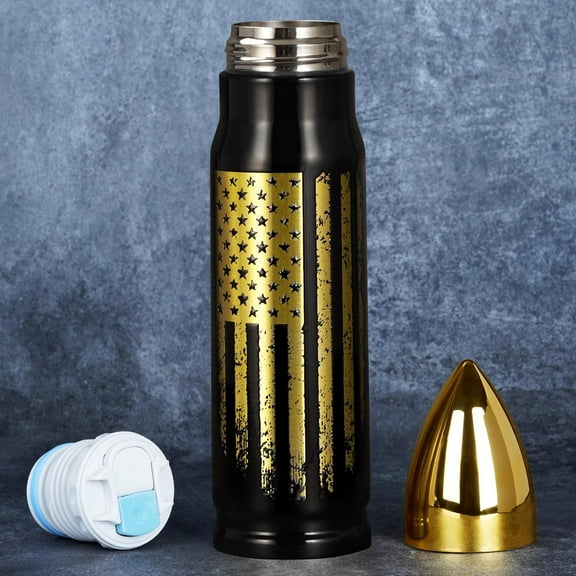 Gifts for Men Dad Him - 17oz American Flag Tumbler - Birthday Gifts for Men Who Have Everything - Unique Mens Gifts Idea - Anniversary Boyfriend Gifts for Him - Gag Gifts for Men - Cool Hunting Gifts
