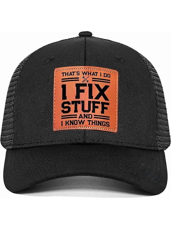 Gifts for Men, Dad, Grandpa, Him Christmas - Birthday Gifts for Men Unique - Dad Birthday Gifts - Funny, Cool Mens Gifts Ideas - Mens Birthday Gift Ideas - for Him, Grandpa, Handyman, Dad Hat Black