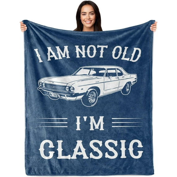 Gifts for Men, Fathers Day Funny Gifts for Men, Birthday Gifts for Him, Best Older Men Gift Ideas, Unique Gag Gift for Mens Grandpa Dad Husband, Funny Retirement Gift for Man 50"X60" Blanket