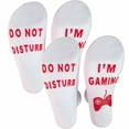 thumbnail image 1 of Gifts For Men Funny Novelty Socks - Christmas Stocking Stuffers for Men Women Teen Boys Girls Fun Gaming Gamer Dress Socks Birthday Mens Gift Ideas Cool Stuff For Dad Father Boyfriend Adult, 1 of 6