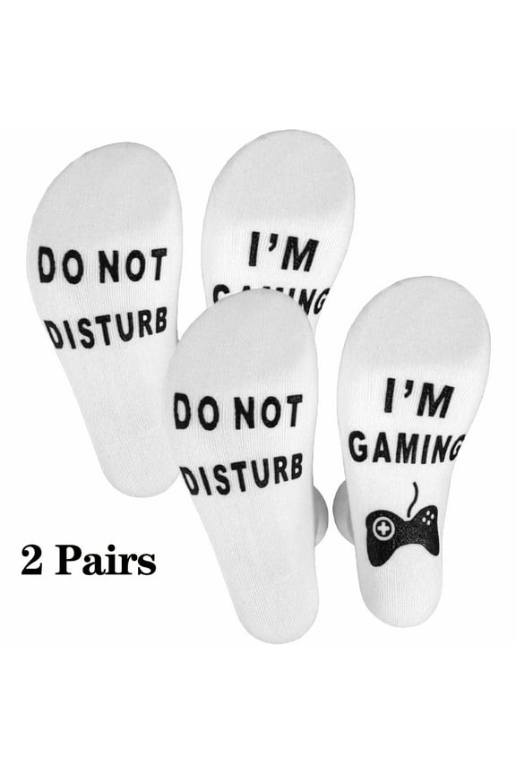 Gifts For Men Funny Novelty Socks - Christmas Stocking Stuffers for Men Women Teen Boys Girls Fun Gaming Gamer Dress Socks Birthday Mens Gift Ideas Cool Stuff For Dad Father Boyfriend Adult