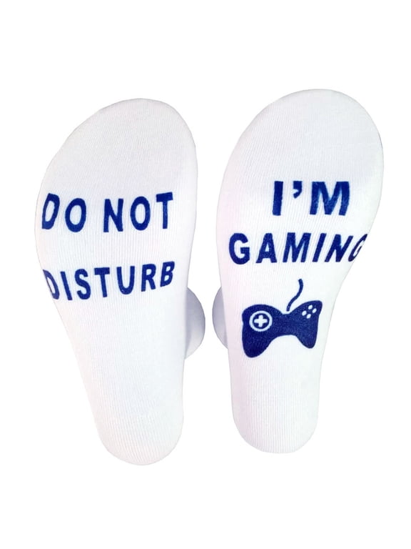 Gifts For Men Funny Novelty Socks - Christmas Stocking Stuffers for Men Women Teen Boys Girls Fun Gaming Gamer Dress Socks Birthday Mens Gift Ideas Cool Stuff For Dad Father Boyfriend Adult
